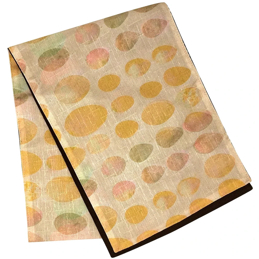 Farmhouse Decor Table Runner Lined Country Home Chicken Eggs Made in USA 72